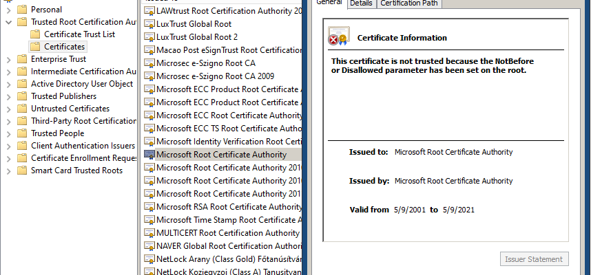 CertUtil asking the end-user for confirmation